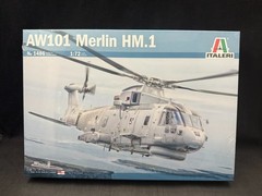 Italeri AW101 Merlin HM.1 Helicopter 1:72 Scale Plastic Model Kit 1486 NISB