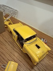 Partially assembled Revell ’55 Chevy California Classic Kit