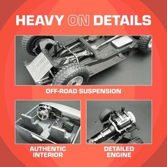 1992 4×4 Pickup 1:20 Scale Model Kit