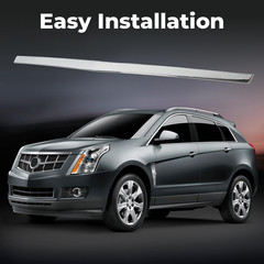 Hood Molding Trim Moulding Chrome Compatible with 2010-2016 SRX 22774203 GM12351