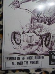 Rare Vintage Revell 1963 sales poster Ed Big Daddy Roth Mothers Worry reprint