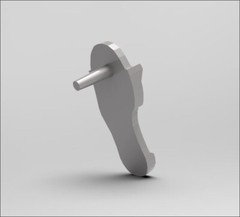 1:8 3d Printed Hot Rod Gasser Style Gas Pedal. Set Of Three Included.
