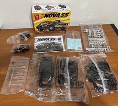 AMT CHEVY NOVA SS PRO STOCKER PLASTIC MODEL CAR KIT 1:25 SCALE SEALED BAGS