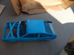 Vintage MPC Chevrolet Cavelier 1/25 Model Kit Parts Junkyard Estate Find
