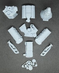 BOSS 302 Mustang Coyote model engine resin 3D printed 1:24-1:8 scale