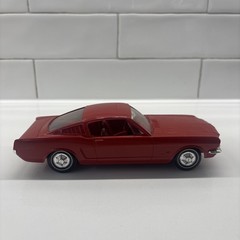 1965 Ford Mustang Fast back dealer promo car model red color (124)