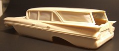 1959 Chevrolet Nomad Impala Station Wagon promo resin kit in 1/25th Scale