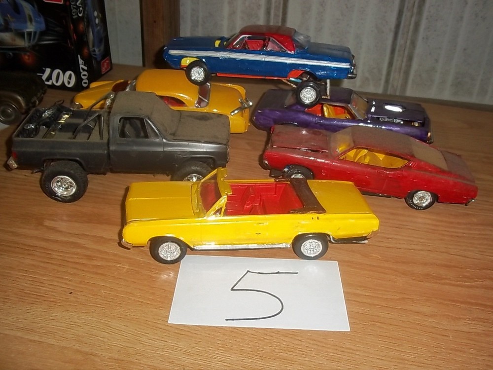 Model Car Junkyard/Parts Lot Salvage Built Plastic Models #5