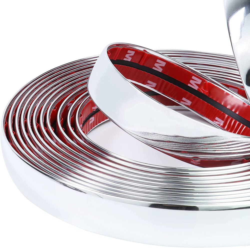 25Ft Automotive Chrome Trim Molding 1″(25Mm) Heavy Duty Car Side Moldings Uv-Pro