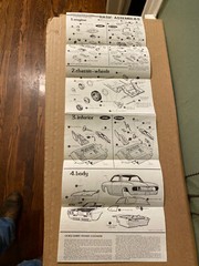Vintage Annual AMT 1965 Chevrolet Corvair Corsa Ht Model Kit Instructions Sheet