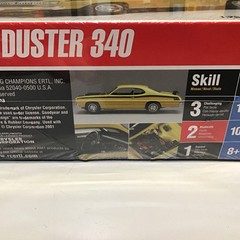 AMT ERTL 1971 Plymouth Duster 340 Model Kit #31225 1/25 Scale Factory Sealed