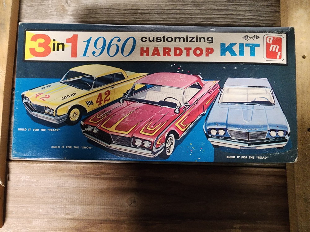 VINTAGE AMT 1960 FORD STARLINER HARDTOP 3 in 1 CUSTOMIZING KIT Rare #139