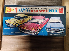 VINTAGE AMT 1960 FORD STARLINER HARDTOP 3 in 1 CUSTOMIZING KIT Rare #139