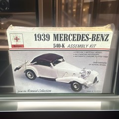 Renwal Model Kit – Renwal Collection – 1939 Mercedes-Benz 540-K – 1:48 – Sealed