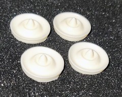 1/25 RESIN CUSTOM CADILLAC SOMBRERO BULLET HUBCAPS 49 MERCURY REVELL AMT KUSTOM