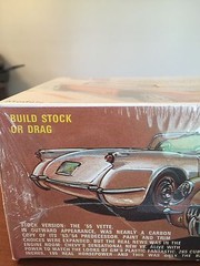 Vintage AMT 1:25 Model Kit 1955 Corvette Drag or Stock Sealed