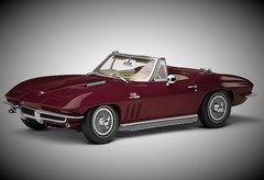 Corvette1963Chevrolet55Chevy57StingRay Race Car Custom Built Metal Model