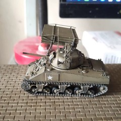 1/72 Us M4 Sherman Calliope Tank Finished Model Painted Resin Model