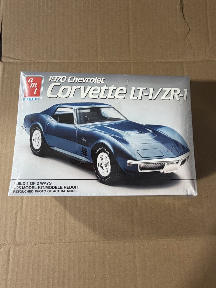 AMT 1970 CHEVROLET CORVETTE LT-1 / ZR-1 – MODEL KIT SEALED BUILD 2 WAYS