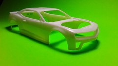 2013 Camaro ZL1 1/25 Hood Body Glass Interior Slot Car Build Model Car Kit Part