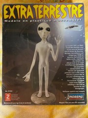 Lindberg Alien Extraterrestrial Model Kit Factory Sealed New Old Stock 7-3/4 in