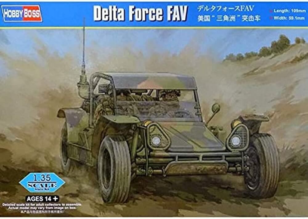 Hobby Boss 1/35 Delta Force FAV Plastic Model Kit 82406