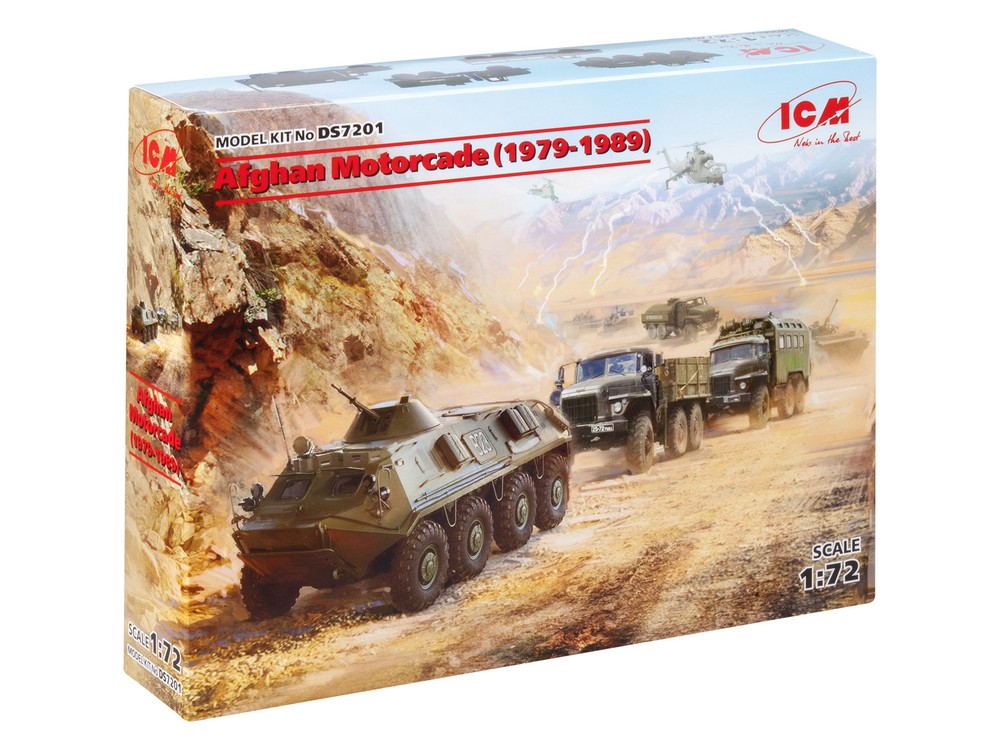 ICM DS7201 – Afghan Motorcade (1979-1989) – 1:72 Scale Plastic Model Kit
