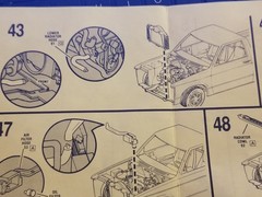 RADIATOR HOSES A/C LINES from 91 GMC Syclone Revell 1:25 Model 1991 Chevy S-10