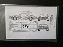 1984 Richard Petty #43 STP Pontiac Grand Prix Decals – 1:16 Car Waterslide Decal