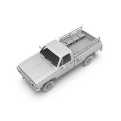 Ak Interactive 1/35 CHEVY PICK UP TRUCK M1008 Troop Carrier Model Kit #AK35030