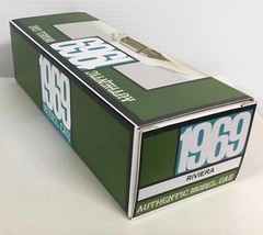 New 1969 Buick Riviera White Promo Model REPLICA BOX ONLY..NO CAR