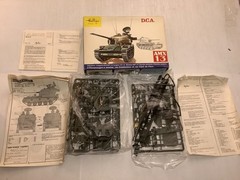 Vintage Heller DCA 1/35 AMX 13 Model Kit Made in France #783 Open Box