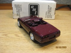 1993 Corvette Convert promo 1/25 scale, NEW IN BOX WITH ORIGINAL TISSUE & LABELS