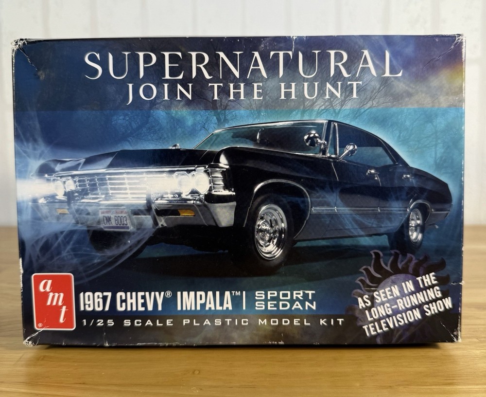 Supernatural 1967 Chevy Impala AMT 1/25 Scale Plastic Model Kit Join The Hunt
