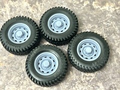 1/24 Scale: 18-Inch “Off-Road Chevy Truck Rally 2” Wheels W/ Mud Tires; Resin