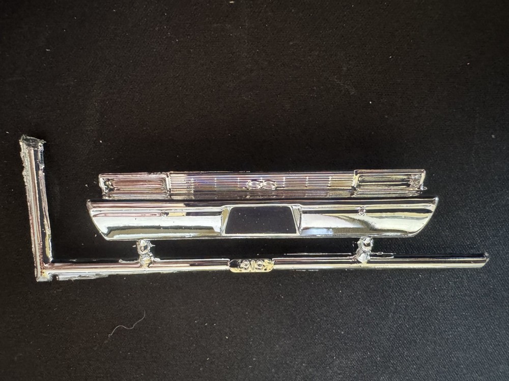 AMT A1142M Chevy Nova SS Pro Stocker Parts Kit Chrome Rear Bumper #516