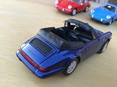 1/43 MINICHAMPS PORSCHE 911 (930) 1980 coupe, blue cobalt ,rare, mint, ++ !