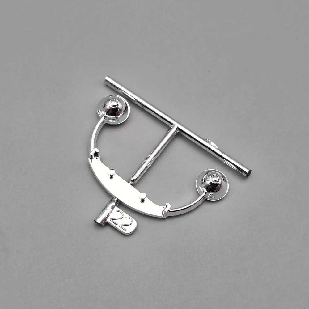 Monogram 1/24 Black Widow Hot Rod Parts Kitbash Chrome Headlight Assembly