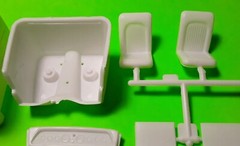 AMT 1940 Willys Pickup Truck Gasser 1/25 Interior Tub Dash Bucket Seats Roll Bar