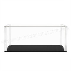 US Acrylic Display Case 13.3″ L Box Self-Install Dustproof for 1/18 Model Car