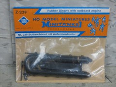 Roco Minitanks (NEW) 1/87 Z-239 WWII US Rubber Dingy Accessory Set Lot # 3440K