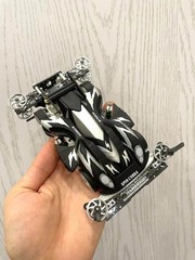 TAMIYA Mini 4WD Speed Viper FMA Front Motor Chassis 9 Tone Matte Black Custom