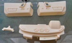 Ferrari GTO Metal Body Model Kit Testors 152 Snap or Screw On Parts Started