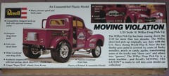‘41 Willys Gasser Pick-Up Vintage Drag car 1/25 Model Kit NOS 1997 open