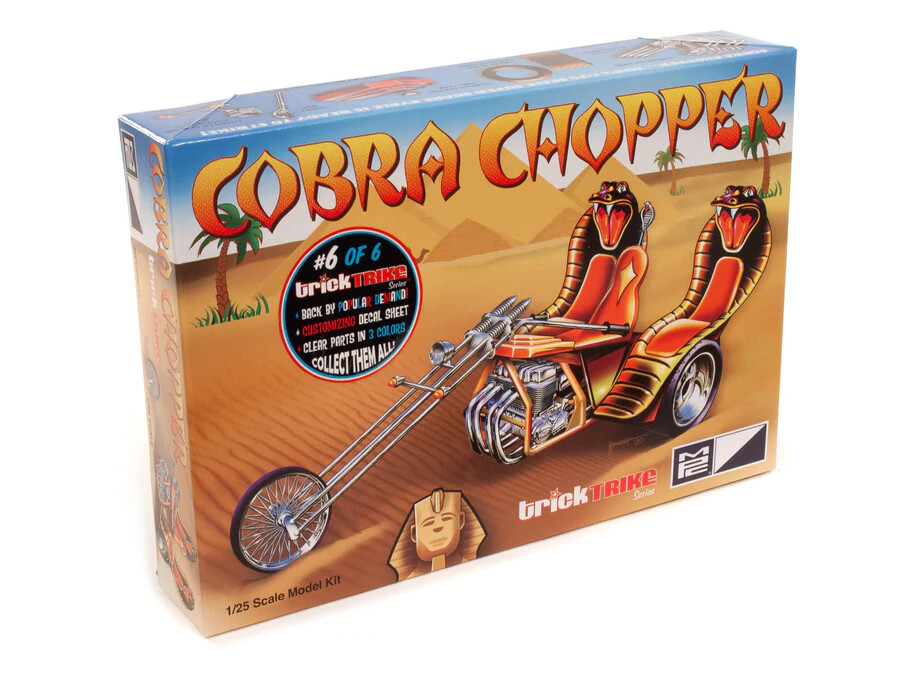 MPC 896 1/25 Cobra Chopper (Trick Trikes Series) Model Kit