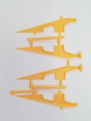 D8H Caterpillar Bulldozer LEFT & RIGHT DIAGONAL BRACES from AMT 1:25 Model Kit