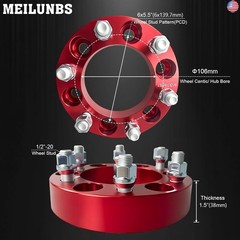MEILUNBS 6×5.5 Wheel Spacers Fit for Tahoe, Avalanche, Yukon XL, Frontier
