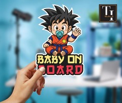 Anime Baby on Board Sticker Removable Car Decal Decor set mixed