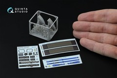 1/24 Ford GT40 Mark II Interior Details on 3D Decal with Resin parts (Fujimi)