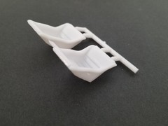 1966 Malibu SS CUSTOM RACING SEATS for Revell Monogram 1:24 Model 66 Chevelle